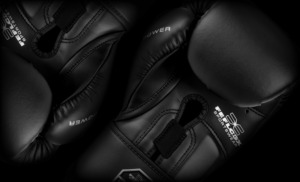 FEFLOGX Sportswear Banner, Plakat, Hintergrund etc. mit Logo weiß auf schwarzem Hintergrund und mit FFX Performance Profi Boxhandschuhen, sehr elegant und hochwertig, .jpg (1).